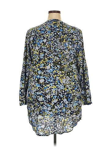 Roaman's 3/4 Sleeve Blouse (view 2)