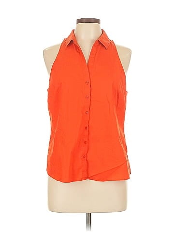 Laundry by Shelli Segal Sleeveless Button-Down Shirt (view 1)