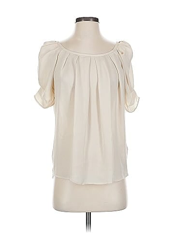 Joie Short Sleeve Silk Top (view 1)