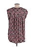 Pleione 100% Polyester Pink Short Sleeve Top Size L - photo 2