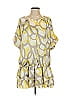 Gracia 100% Polyester Yellow Casual Dress Size L - photo 1