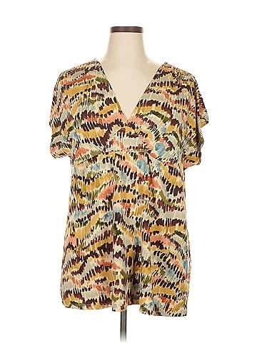 Daisy Fuentes Short Sleeve Blouse (view 1)