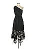 ML Monique Lhuillier 100% Polyester Black Cocktail Dress Size 2 - photo 1