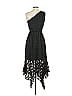 ML Monique Lhuillier 100% Polyester Black Cocktail Dress Size 2 - photo 2