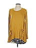 LOGO by Lori Goldstein Yellow Casual Dress Size XS - photo 1