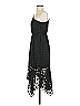 ML Monique Lhuillier 100% Polyester Black Cocktail Dress Size 2 - photo 5