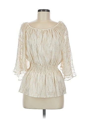 Trina Turk 3/4 Sleeve Silk Top (view 1)