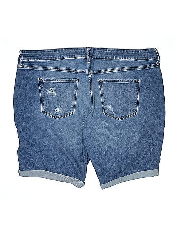 a.n.a. A New Approach Denim Shorts (view 2)