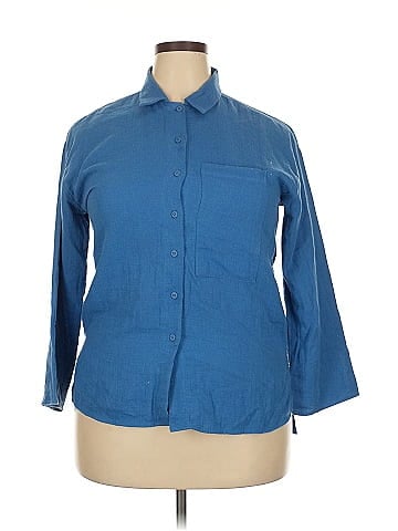 Merokeety 3/4 Sleeve Button-Down Shirt (view 1)