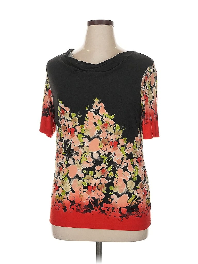 Ellen Tracy Orange Short Sleeve Top Size XL - photo 1