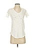 ATM 100% Cotton Stars Ivory Short Sleeve T-Shirt Size XS - photo 1