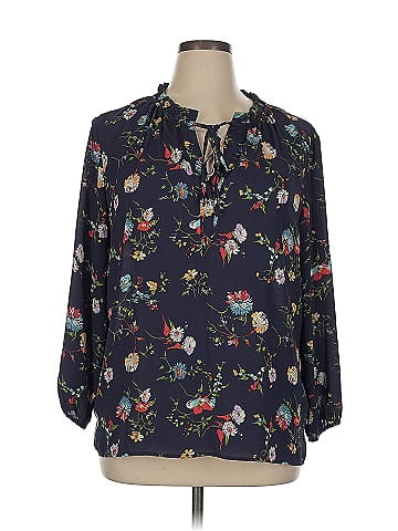 Counterparts 3/4 Sleeve Blouse (view 1)