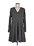 Left Coast by Dolan Solid Gray Casual Dress Size M - photo 1