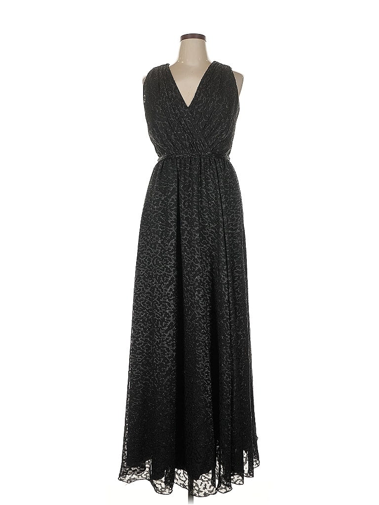 David Meister 100% Polyester Black Cocktail Dress Size 14 - photo 1