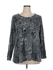 Susan Graver Long Sleeve Blouse