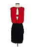 En Focus Studio Color Block Red Cocktail Dress Size 4 - photo 2