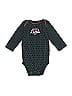 Just One You Made by Carter's 100% Cotton Polka Dots Black Long Sleeve Onesie 3-6 MO / 6 MO - photo 1