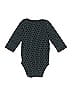 Just One You Made by Carter's 100% Cotton Polka Dots Black Long Sleeve Onesie 3-6 MO / 6 MO - photo 2