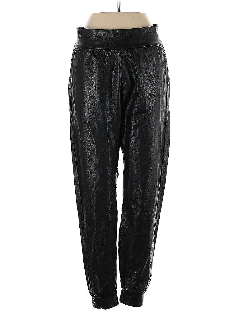 Pre-owned Commando Faux Leather Pants In Black