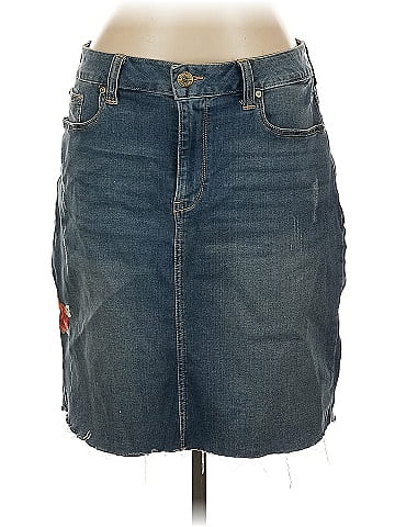 Seven7 Denim Skirt (view 1)