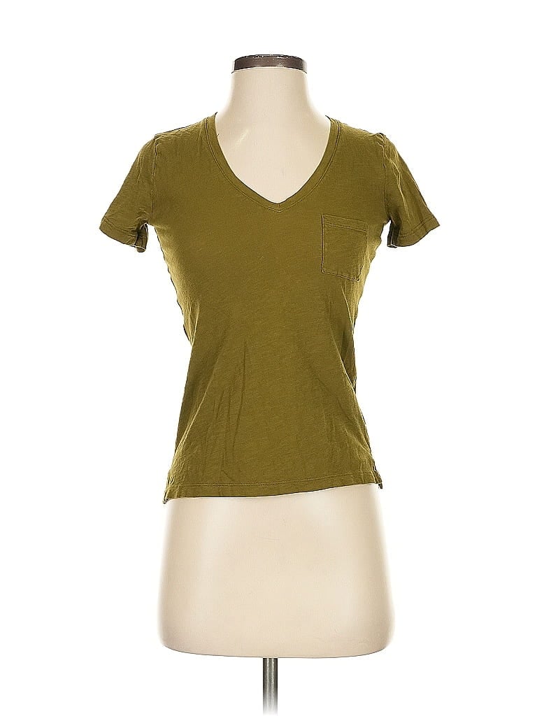 Pre-owned Madewell Short Sleeve T-shirt In Green