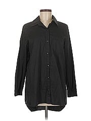 Susan Graver Long Sleeve Button Down Shirt