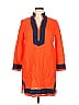 Sail to Sable 100% Linen Orange Casual Dress Size XL - photo 1