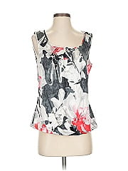 St. John Sleeveless Silk Top