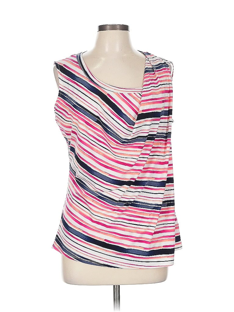 Pre-owned Worthington Sleeveless Blouse In Pink