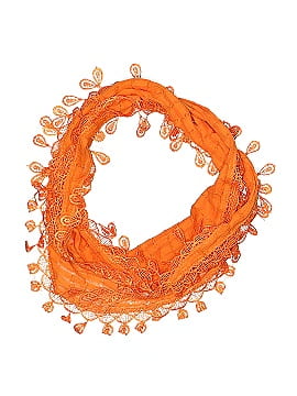 Unbranded Paisley Orange Scarf One size