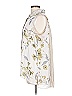 Mystree Floral Ivory Sleeveless Button-Down Shirt Size L - photo 5