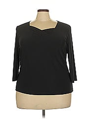 Jm Collection 3/4 Sleeve Top