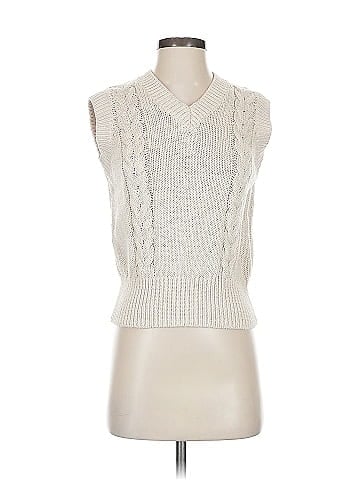 Paper Label Sweater Vest (view 1)