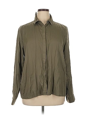 Madison Grey Long Sleeve Button-Down Shirt (view 1)