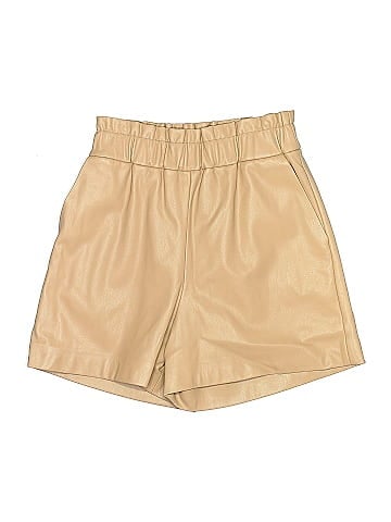 The Drop Faux Leather Shorts (view 1)