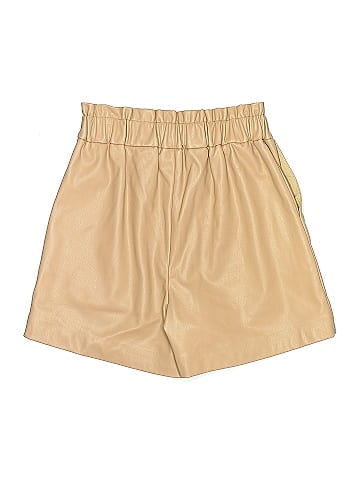 The Drop Faux Leather Shorts (view 2)