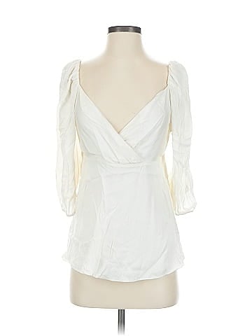 Trina Turk 3/4 Sleeve Silk Top (view 1)