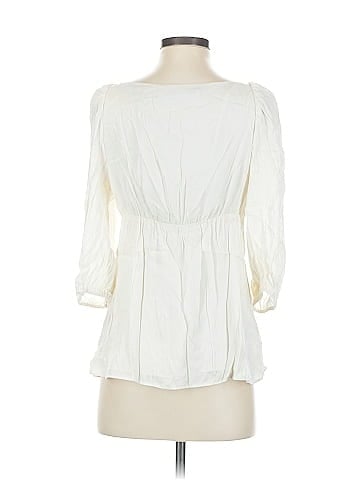 Trina Turk 3/4 Sleeve Silk Top (view 2)