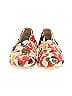 TOMS Floral Ivory Tan Flats Size 7 1/2 - photo 2