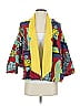 Chacok 100% Cotton Print Yellow Red Blazer Size 4 (0) - photo 1