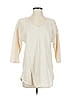 Purejill Ivory 3/4 Sleeve T-Shirt Size S - photo 1