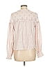 Saylor 100% Cotton Pink Long Sleeve Blouse Size M - photo 2