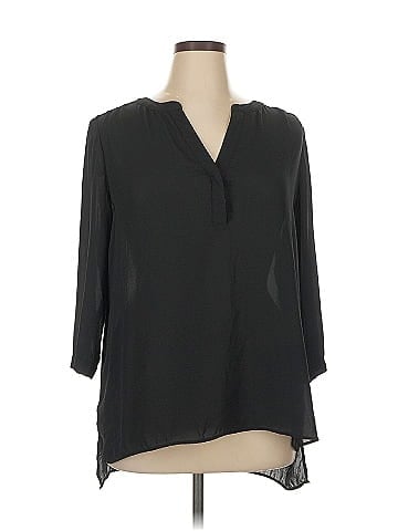 a.n.a. A New Approach 3/4 Sleeve Blouse (view 1)