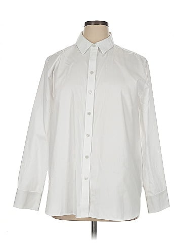 Foxcroft Long Sleeve Button-Down Shirt (view 1)