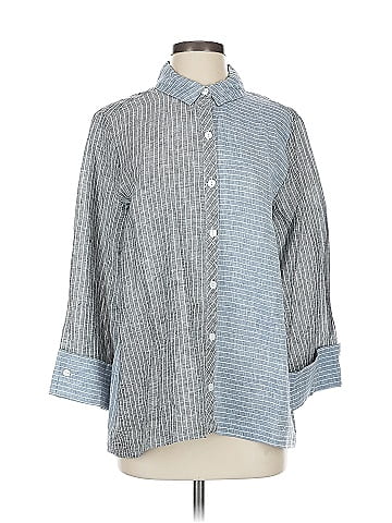 Habitat 3/4 Sleeve Button-Down Shirt (view 1)