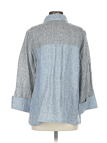 Habitat 3/4 Sleeve Button-Down Shirt (view 2)
