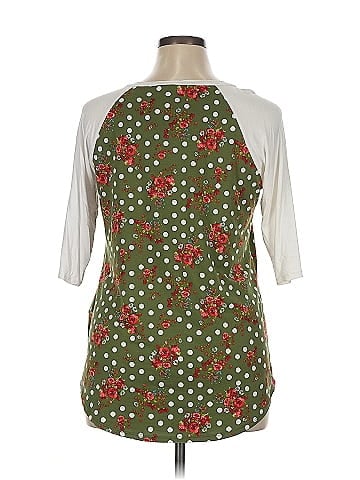 Cool Melon 3/4 Sleeve Blouse (view 2)
