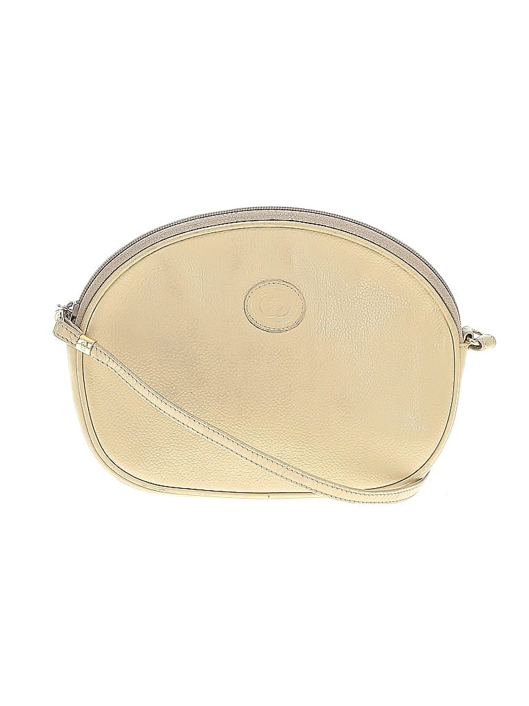 Gucci Solid Gold Tan Vintage Leather Crossbody One size - photo 1