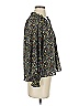 Max Studio Floral Black 3/4 Sleeve Blouse Size XS - photo 4