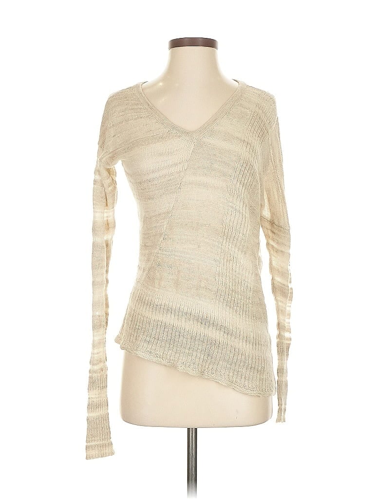 Pre-owned Inhabit Pullover Sweater In White